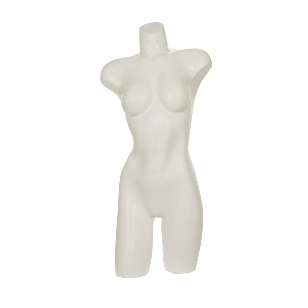 Female torso up to half tigh, Sensual,ivory white