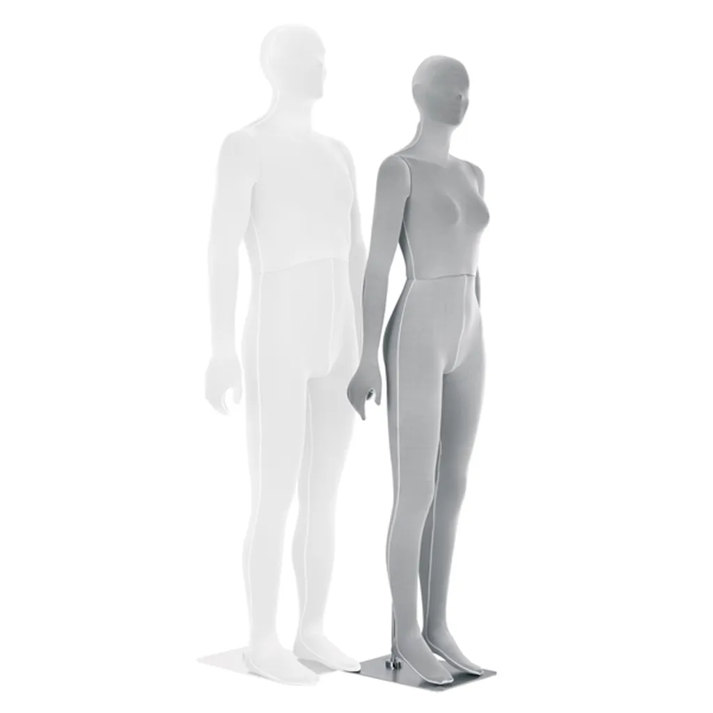 Female flexible mannequin, Carbon, white