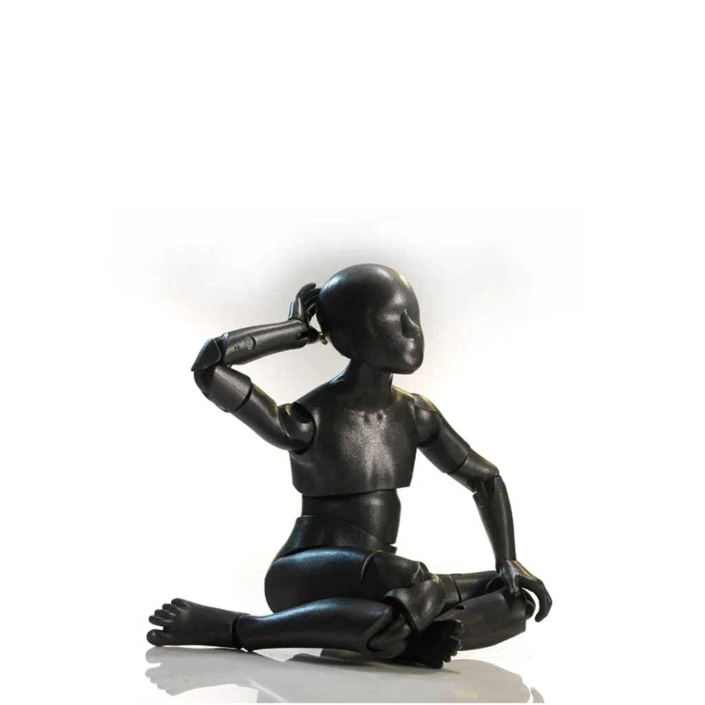 Mannequin enfant flexible en mousse PP noir