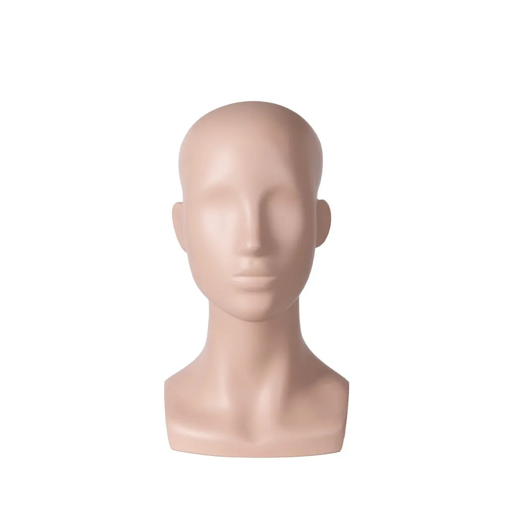 Abstract female head, finished in FRP skin tone