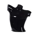 Female torso, height 39 cm, black high gloss