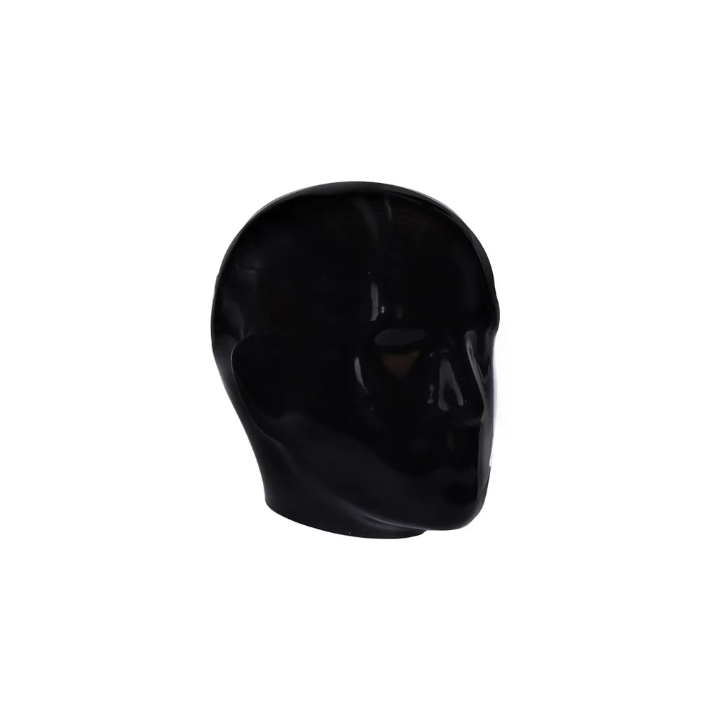 Abstract female head,black high gloss,exclsupport