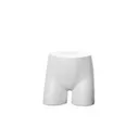 Plastic mannequin hips display, child, 6-8 years, white recyclable plastic, pose 2020B_WH