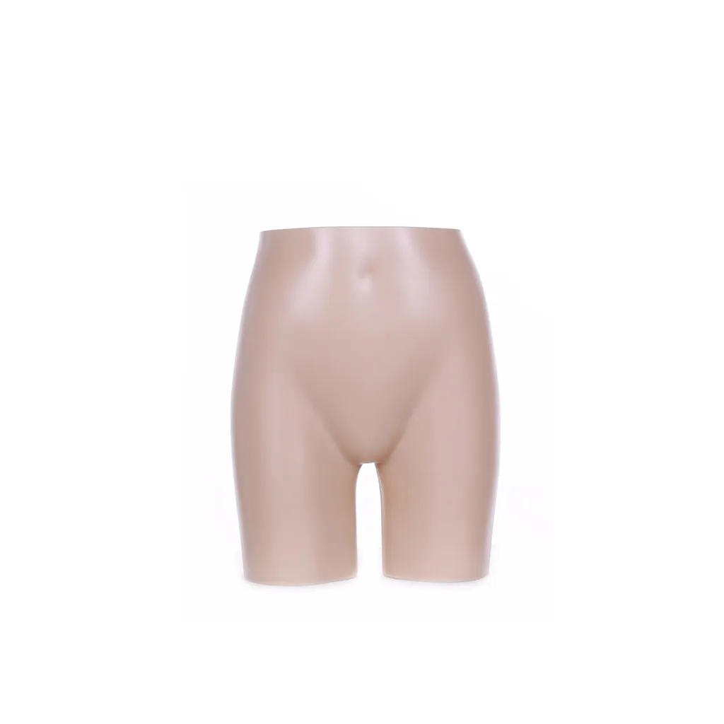 Plastic mannequin hips display, teenager, 12 years, skin color, recyclable plastic, pose 2023T_SK