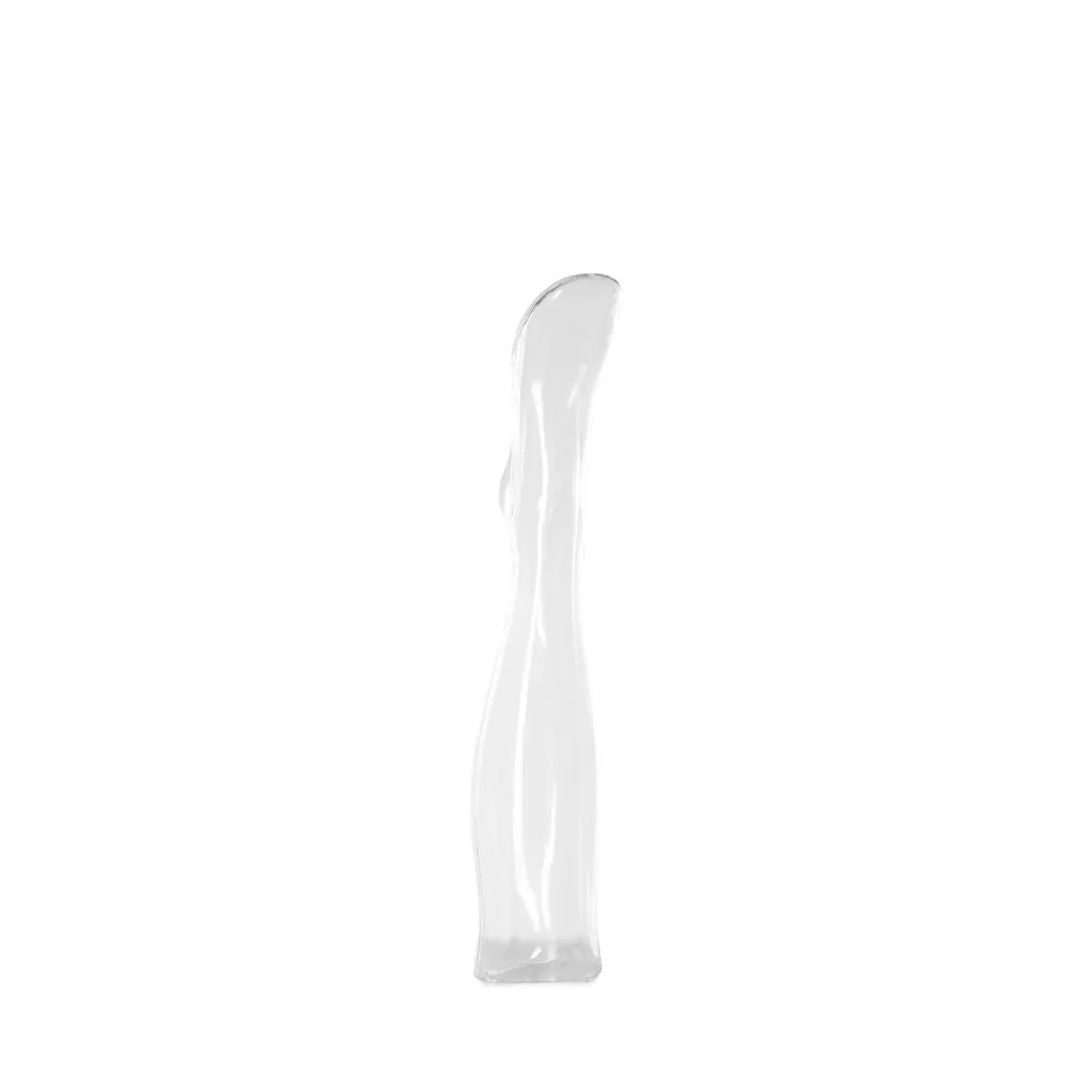 Jambe femme, pvc, transparent, excl support