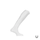 Male leg, selfstanding, plastic , white color