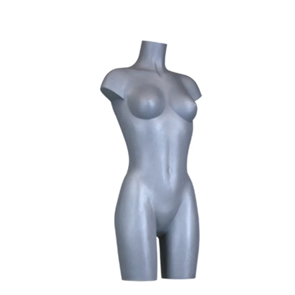 Female torso, grey alu