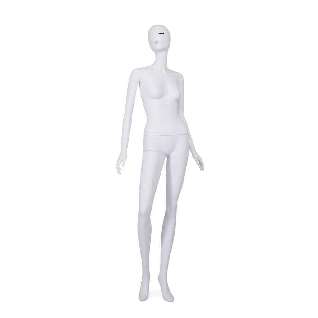 Female mannequin stylised head, Cosmic,white