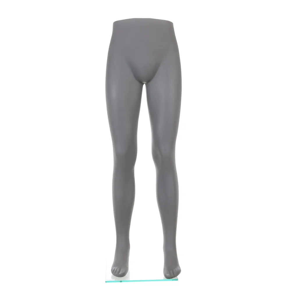 Male legs, plastic polyethylene, grey