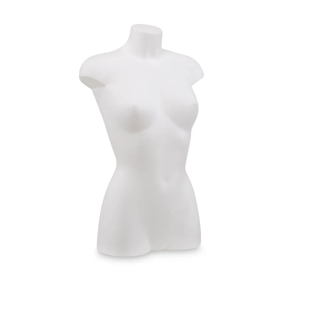 Female torso untill scrotch Norwich, plastic white