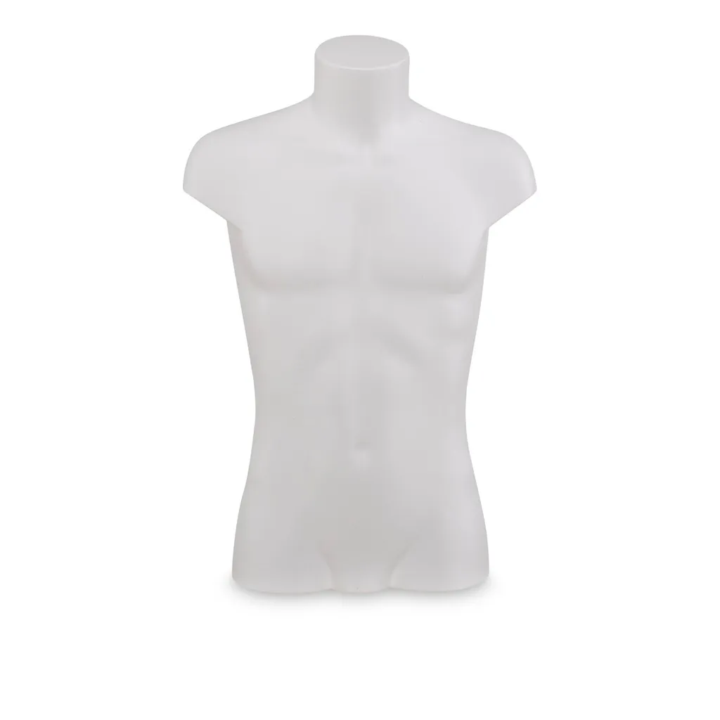 Male torso untill scrotch Norwich, plastic white