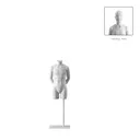 Child torso, 8Y, white, headless, Bio FRP