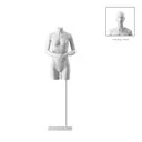 Torso mujer, blanco, incl base, Bio FRP