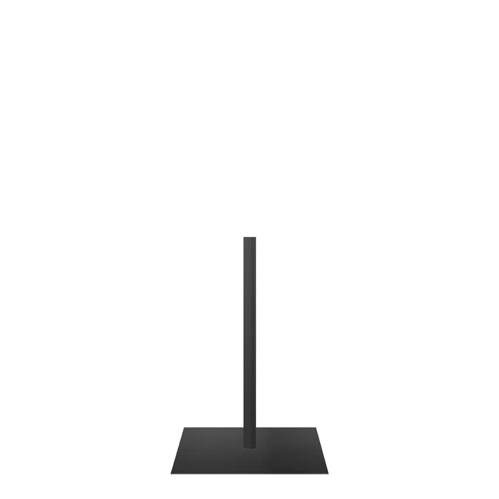 Soporte para busto, conexión central, 60 cm, negro