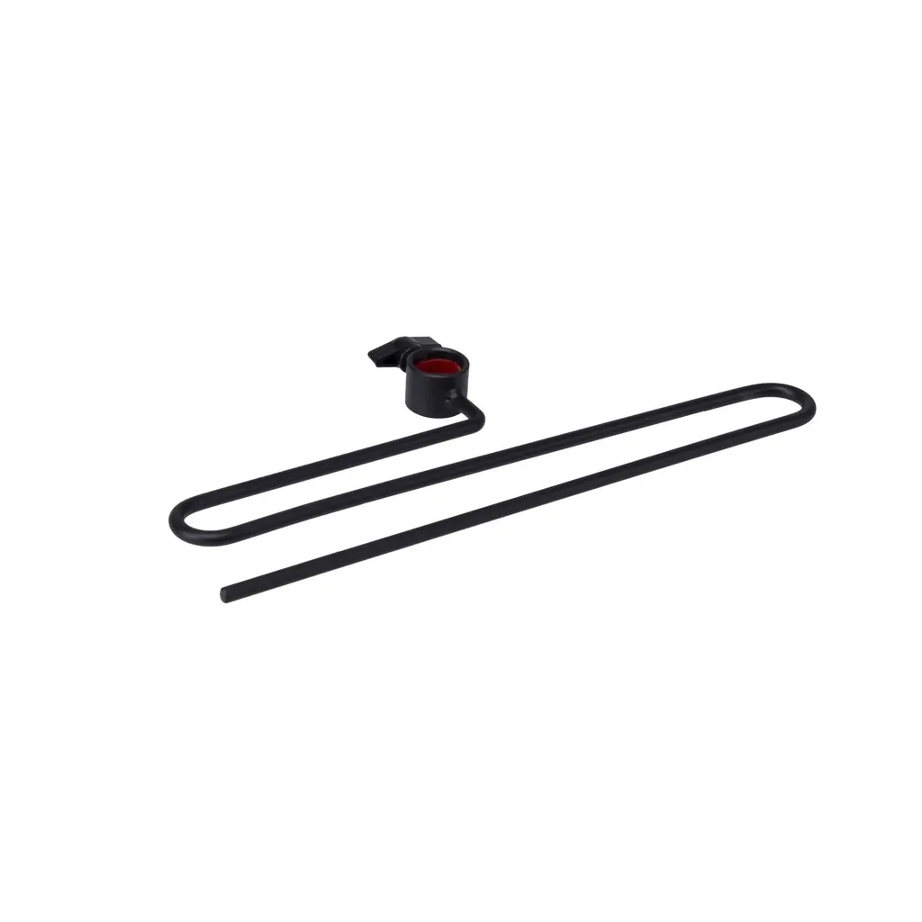 Trouser bar to attach on bust stand, black