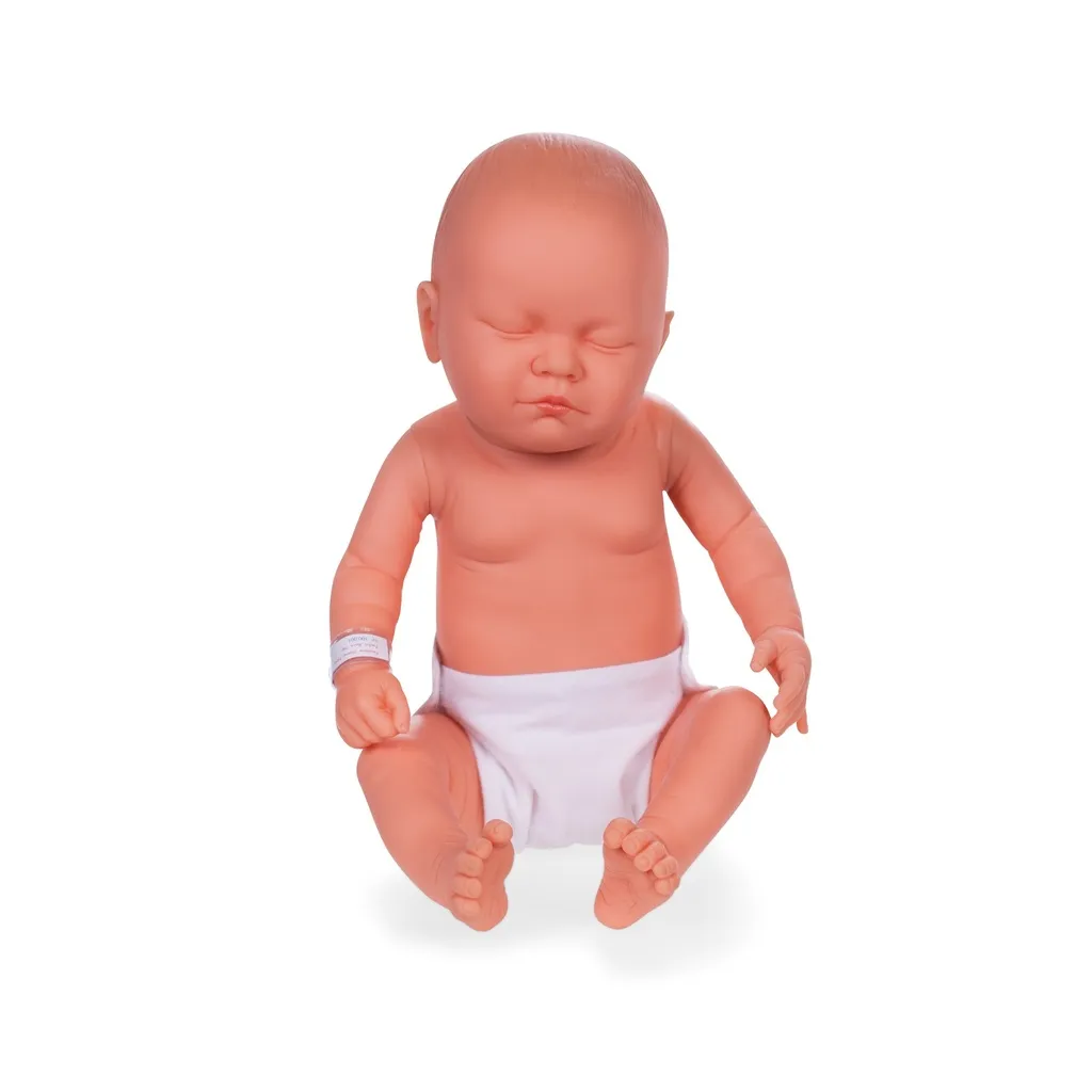 Realistische Babypuppe, europäische Hautfarbe, Mädchen, Baby Doll Kollektion, Pose 60102