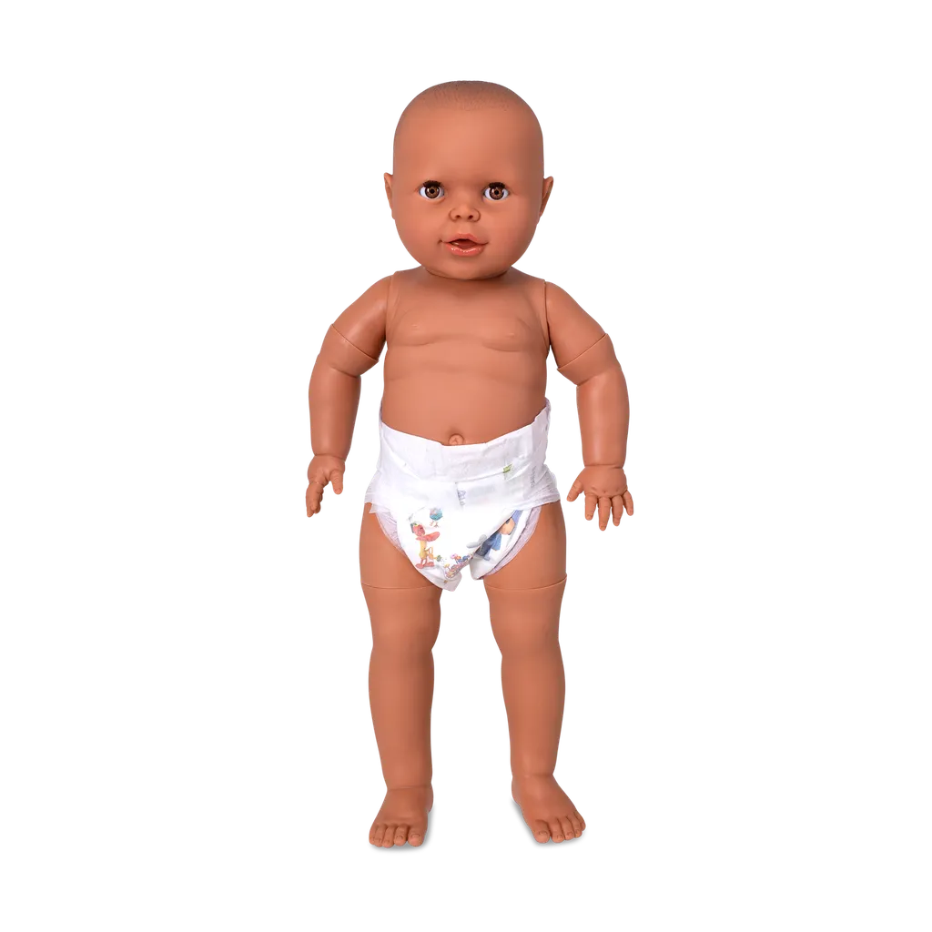 Realistic child mannequin, European skin colour, unisex, 6 months old, collection Baby Dolls, pose 61970SL