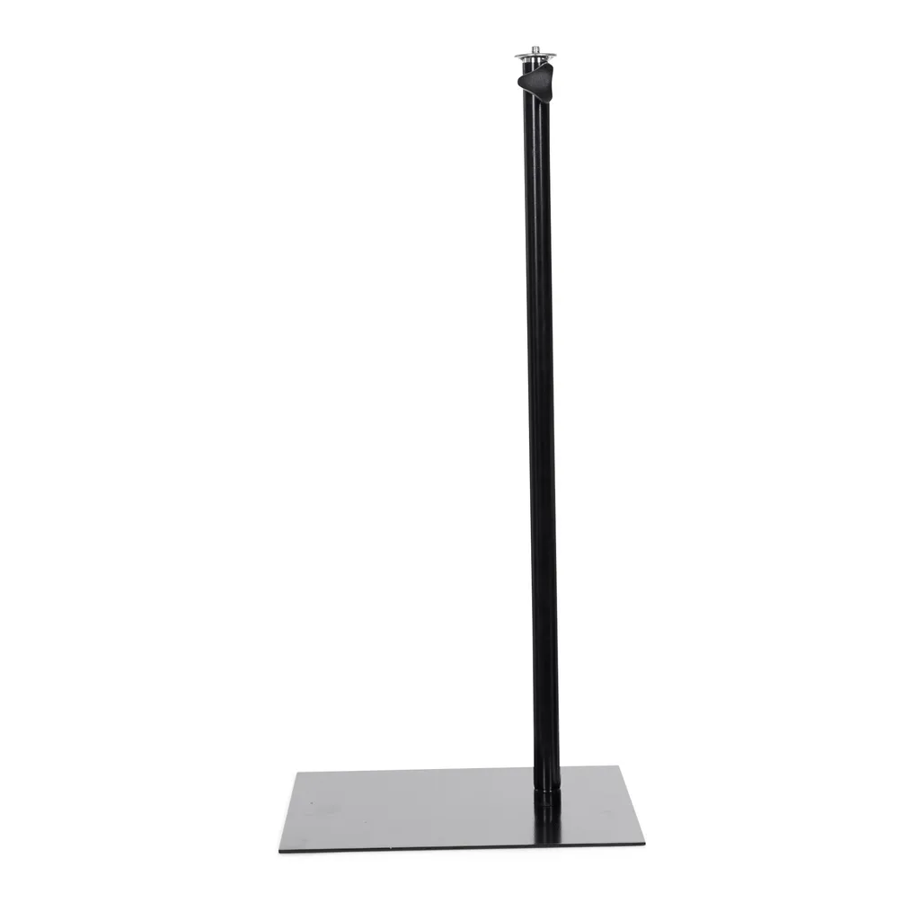 Bust stand with M10 thread, adjustable height, powder-coated black