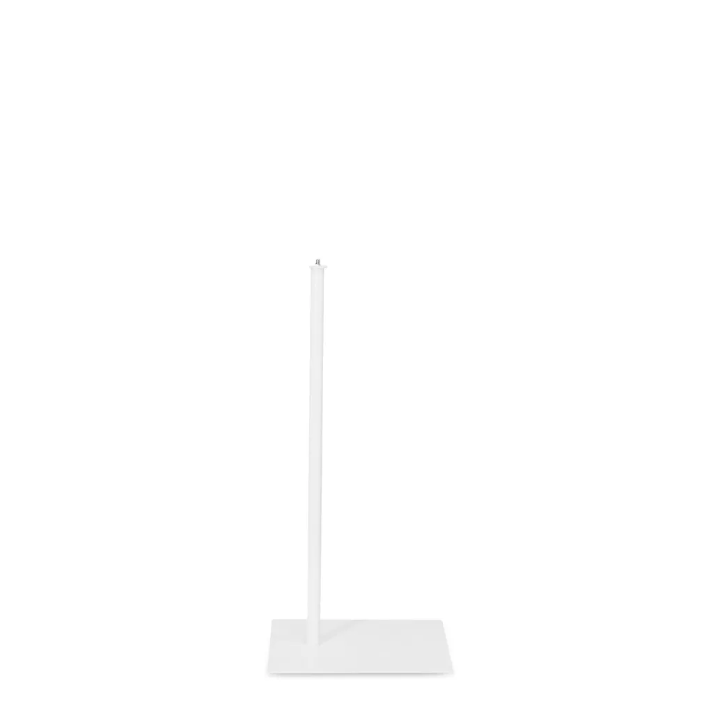 Bust stand with M10 thread, adjustable height, powder-coated white