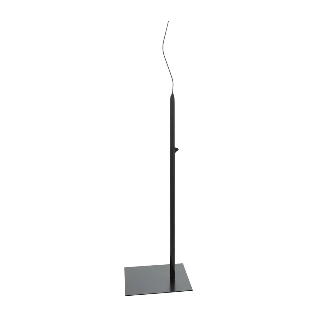 Stand for back connection for busts and torsos, adjustable height, powder-coated black