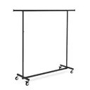 Folding clothes rack, 100cm, black powdercoating