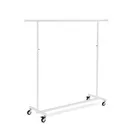 Folding clothes rack, 100cm, white powdercoating