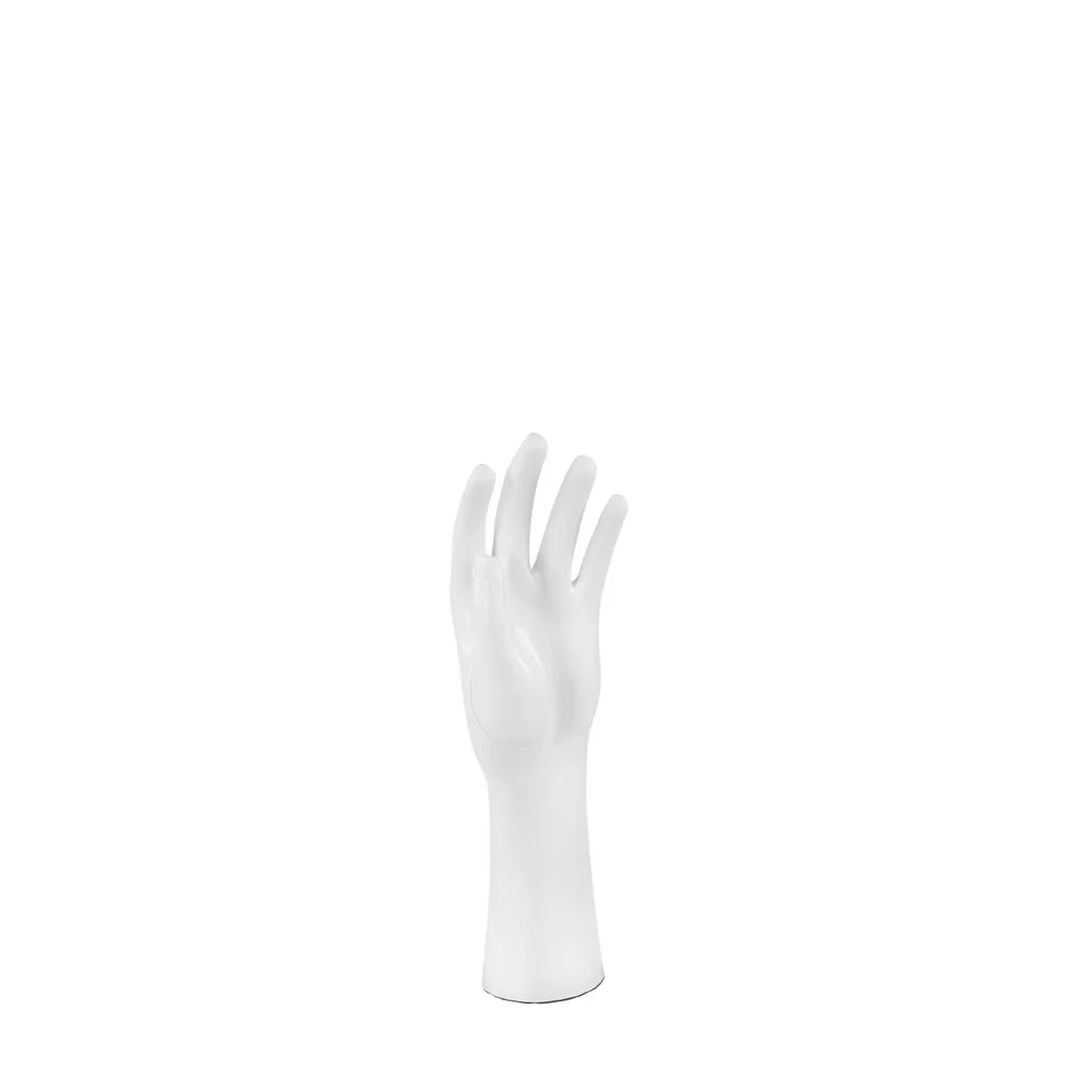 Male hand, PVC, white