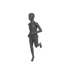 Mannequin runner enfant 8 ans abstrait, gris