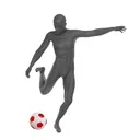 Male mannequin abstract, football, Top  Sports