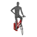 Male mannequin abstract head, cycling,Top  Sports