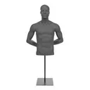 Busto masculino m brazos, m cabeza, incl. Soporte,