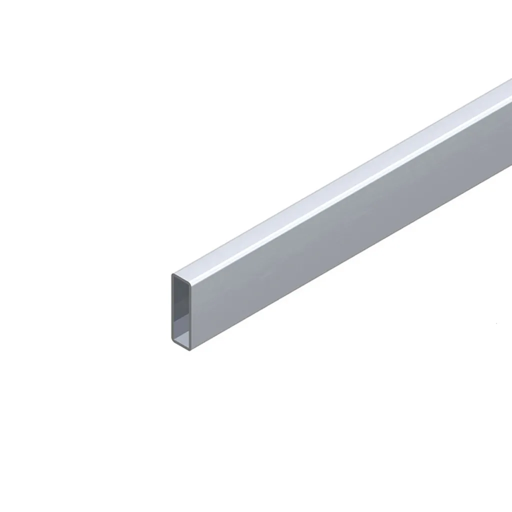 Rectangular tube, 60 cm, nickel matt