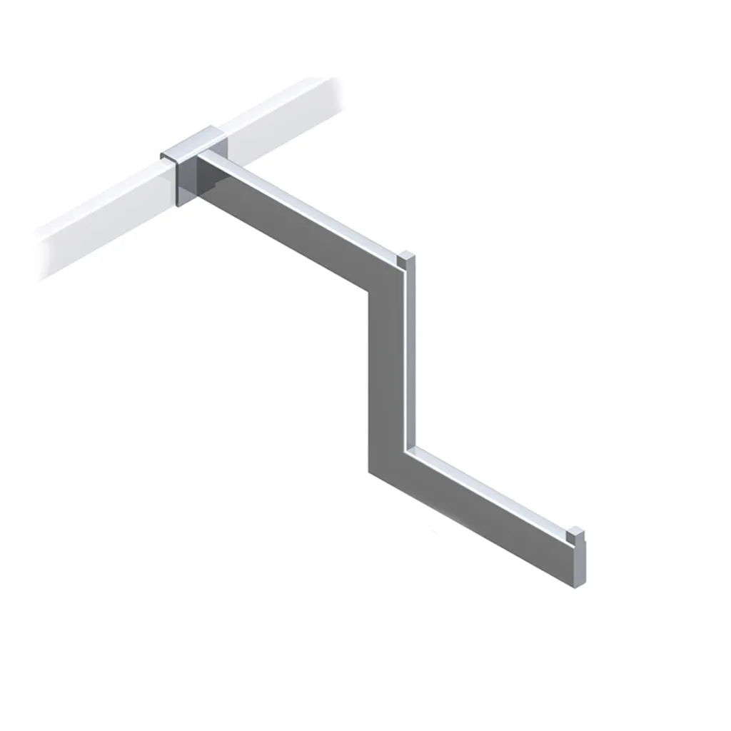 Display arm for front presentation, nickel