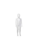 Cheap mannequin, child, 5 year, detachable head, white mat colour, standing pose 21