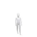 Cheap mannequin, child, 5 year, detachable head, white mat colour, standing pose 22