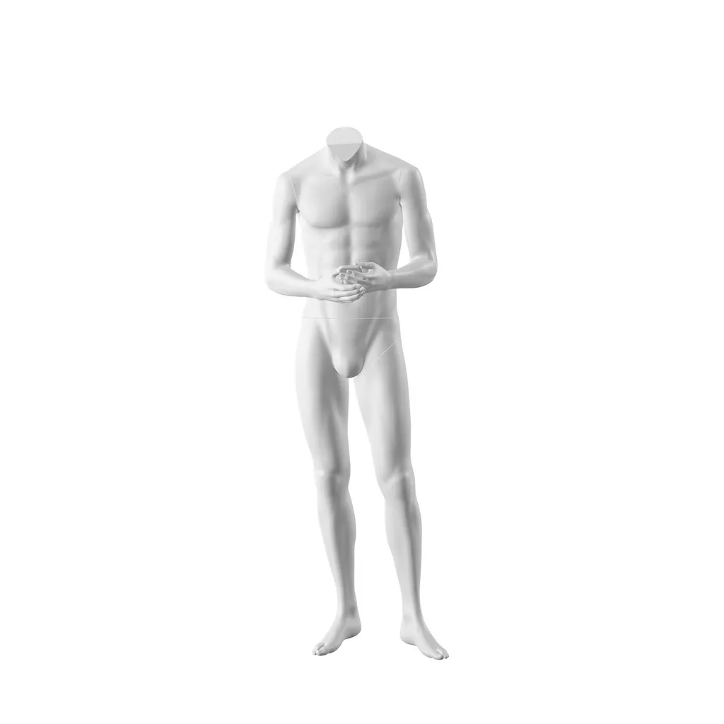 Male mannequin, Urban, white mat