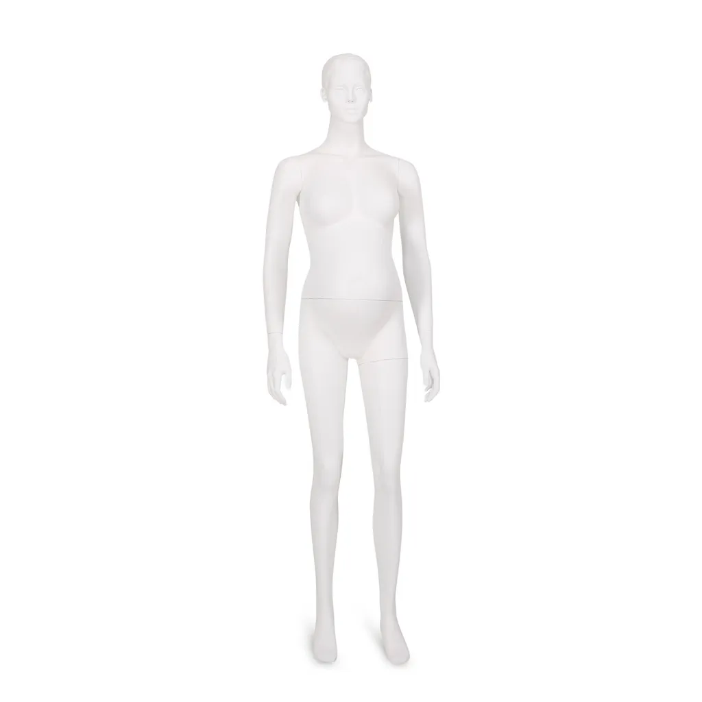 female pregnant mannequin, FRP , white