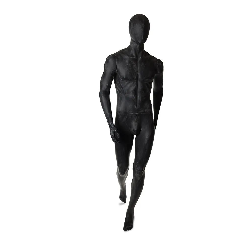 Mannequin homme avec tête abstraite, Slate