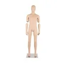 Museum mannequin, male, abstract head, adjustable, skin color, pose YM33+MH301