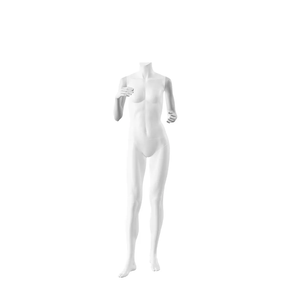 Pair of arms w hand for URBF008 mannequin, white