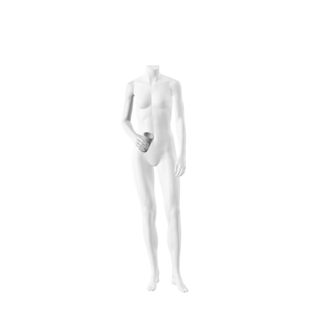 Right arm w hand for URBF010 mannequin, white