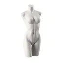 Torso de lencería, dama, copa C, blanco cálido, pose 004