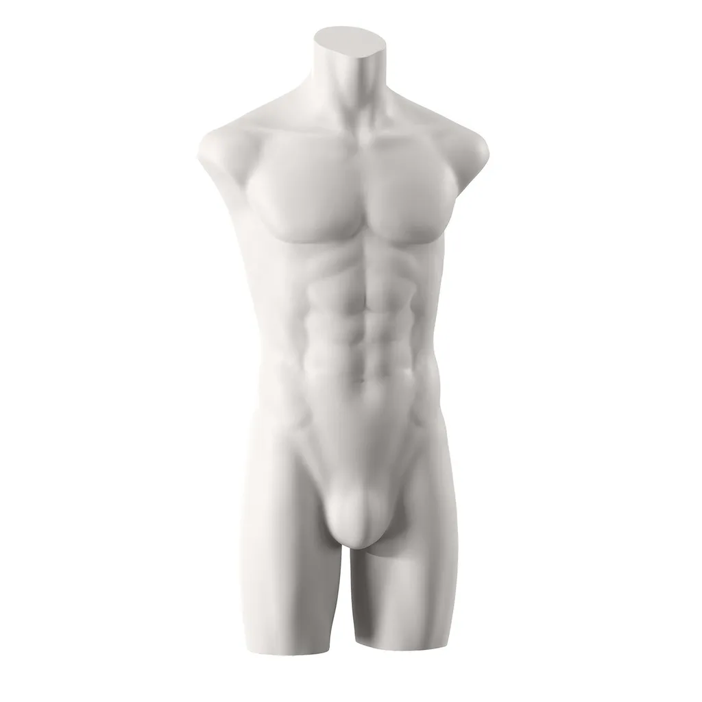 Torso de lencería, caballero, blanco cálido, pose 301