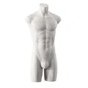 Lingerie torso, male, warm white color, pose 301