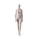 Ecologische dames mannequin, huidskleur, ballonhoofd, pose 001