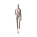 Eco friendly mannequin, female, nude skin color, egghead, pose 011