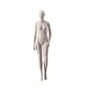 Eco friendly mannequin, female, nude skin color, egghead, pose 013