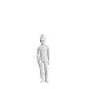 Abstract child mannequin, 8 years, grey, Boho Chic