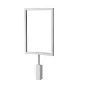 Info display, A5, for smart clothing rack, white