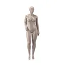 Mannequin Dessous Dame, Vollschlankes Modell, D Cup, metallische Hautfarbe, stehende Pose 20D